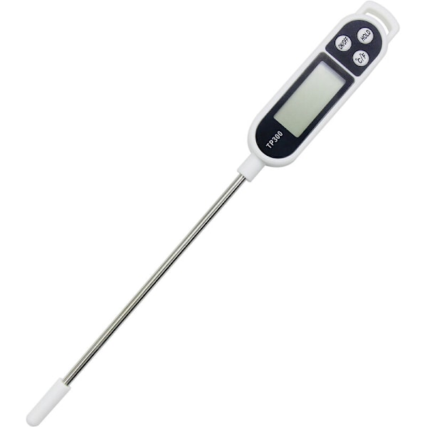 Digital Köksstermometer för Bakverk 3 Sekunders Termometer Snabb Termometer för Varma Drycker Mjölk Sockertemometer Konditori med lång