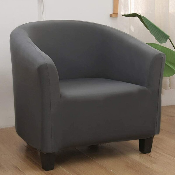 Stretchbar fåtölj överdrag, lätt att installera och tvätta, fåtöljöverdrag med armstöd Chesterfield fåtöljöverdrag för diskbänk vardagsrum M