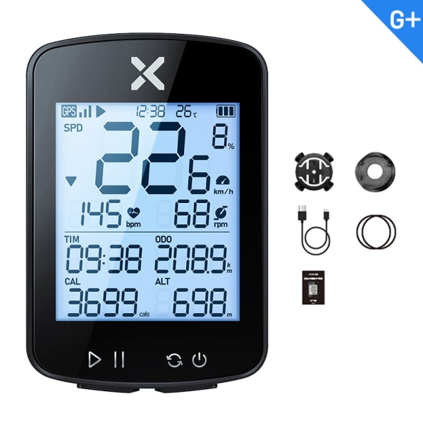 GPS-cykeldator 40h batteritid 2,6'' skärmstöd