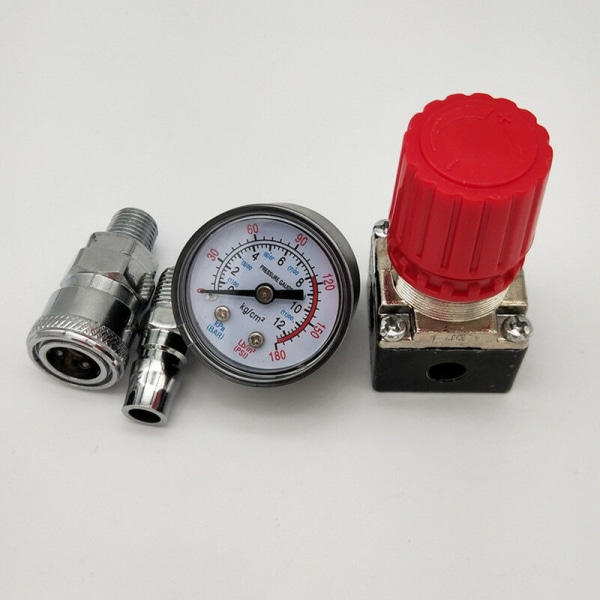 Luftkompressor trykkregulator, lufttrykkmåler, for pneumatiske verktøy