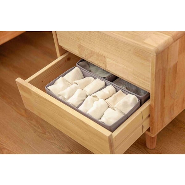 Foldbare Opbevaringskasser 2 Pak til Voksne, Søde Opbevaringskurve Opbevaringsbeholdere Organizer Skuffer til Tøj, Legetøj, Kontor, 13X28X10CM