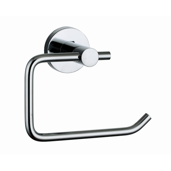 Vægmonteret toiletpapirholder, toiletpapirholder badeværelse toiletrulleholder 14,3*7*10,4cm (sølv)