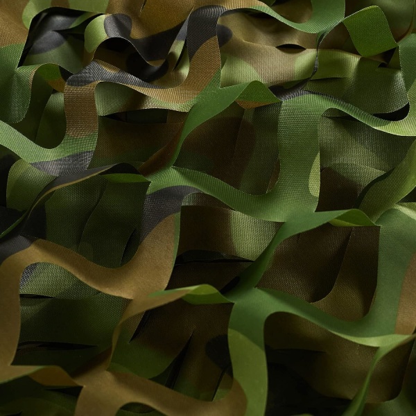 Woodland Military Network Camouflage Netting Lätt Vikt Hållbar