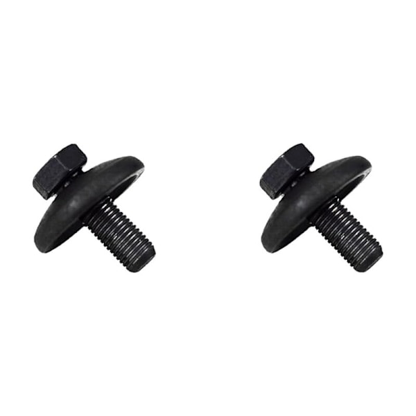 Ruohonleikkurin terän pulttisarja (2 kpl) ja traktorin terän pultit 3,8 cm x 1,2 cm - 20 leikkauslevyllä terien kiinnittämiseksi ruohonleikkuriin