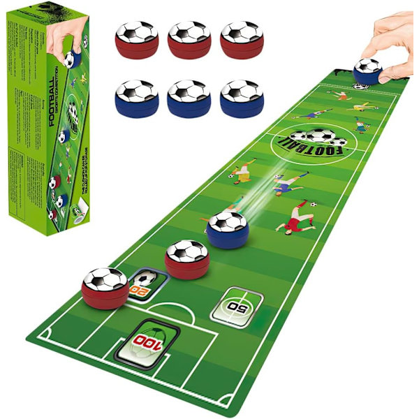 Familiefest bordspil, bordfodboldspil, bordcurlingspil, multifunktionelt bordshuffleboard (fodbold)