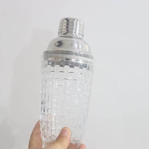 Isglas cocktail shaker, velegnet til hjemme- og professionel bartending