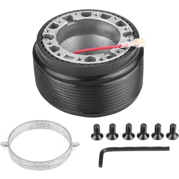 Adapter för rattnav med hål, racingkit, snabbfäste, passar VW GOLF MK3 INKLUDERANDE GTI 1993-1998/VW POLO MK3 1994-2002, 1 st