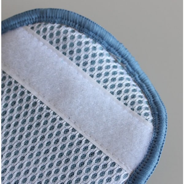 2 dekk mikrofiber dampbørster matter med damp hansker, modell med lang haug
