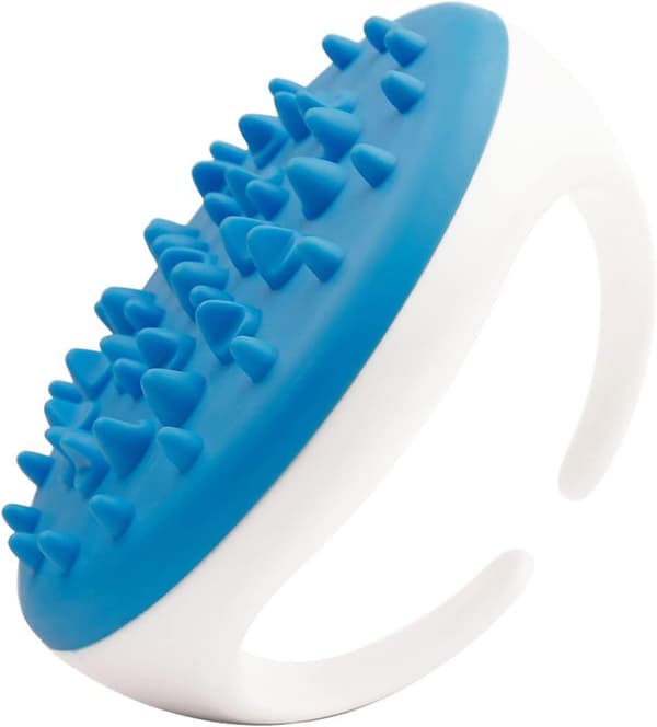 Kropsmassagebørster Anti Cellulite Slankende Afslappende Scrub Massager til Bad Spa (Blå)