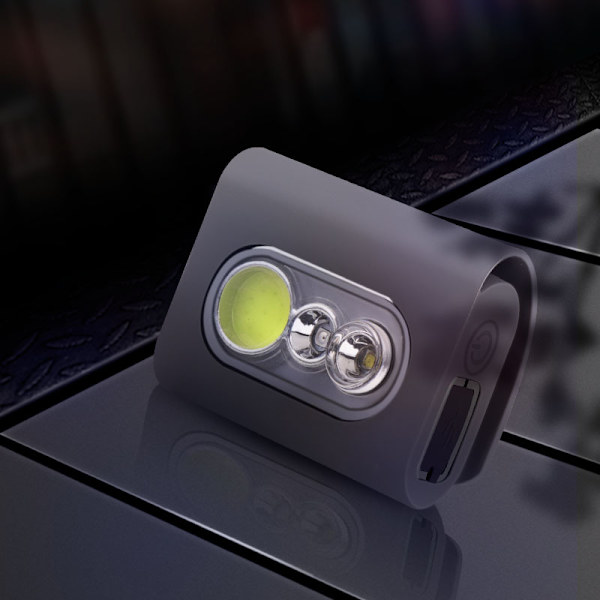 Leikariin kiinnitettävä juoksuvalo, 2000 lumenin turvallisuuslenkkeily LED vahvalla magneettipidikkeellä, USB-ladattavat yövalot heijastaviin liiveihin