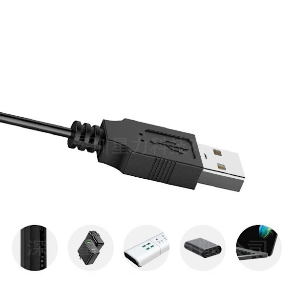 Färgglad atmosfär mjukt ljusremsa 5V5050RGB [Trådlös 17 tangenter] Controller + Ljusremsa (4m RGB epoxi ljusremsa)