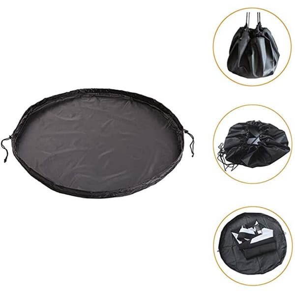 2 i 1 klesmatte og vanntett pose for voksne unisex 130 cm