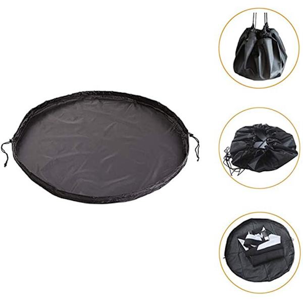 2 i 1 Voksen Unisex 90cm Klær Matte og Vanntett Bag