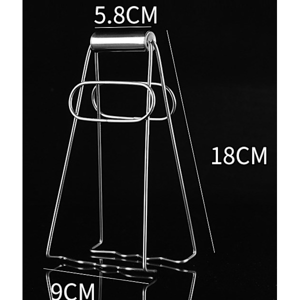 2-delad Anti-scald Clip Bowl Anti-scald Clamp Rostfritt Stål Anti-hot Bowl Holder Kök Tillbehör Anti-scald Clip för Varm Skål Mikrovågsugn C