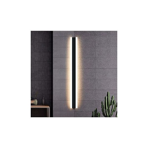 Moderne Innendørs Vegglampe Lang LED Aluminium Veranda Vegglampe 110V 220V Vegglys 60CM Varm Hvit 1 stk
