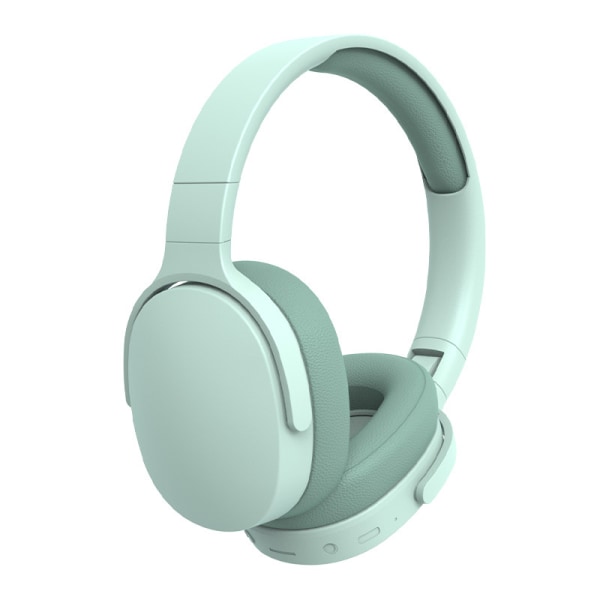 Trådløst Bluetooth gaming headset med mikrofon, aktiv støyreduksjon, alt-inkluderende øreklokker og lang batterilevetid (Mint Green)