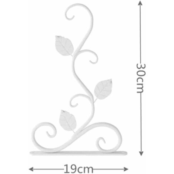 Planteophæng Krog 2 stk. Væghængte Planteophæng Kroge, Væghængt Planteholder, Smedejern Væghængt Blomsterkurv Krog til Ophængning af Planter/