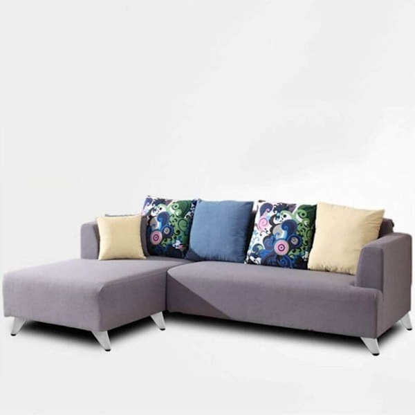 Aluminiumlegering 4 Stk. Justerbare Fødder Møbelben Køkkenbordplade Bar TV Kontorbord Bord Møbler Sofa Bord Bredder (Hvid 10cm)