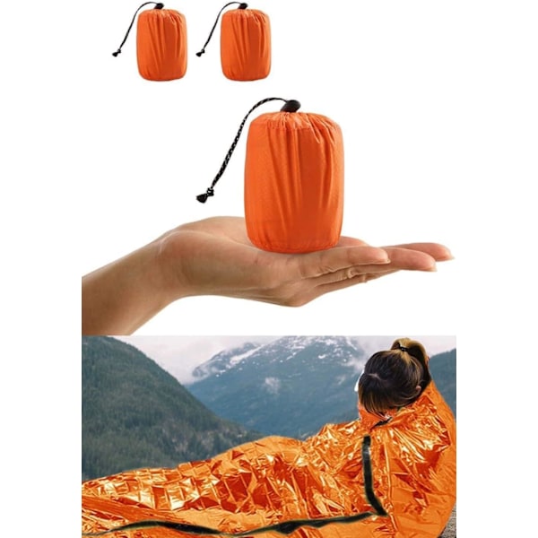 Survival Sleeping Bag, Emergency Sleeping Bag, Lightweight Survival Bivvy Outdoor Camping Hiking