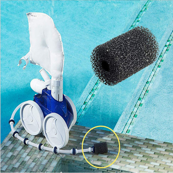 20-pack robot svans skumborste för Polaris 180, 280, 360, 380, 480, 3900 Sport