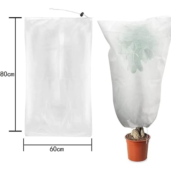 Pakke med 6 overvintringstrekk for potteplanter, Plantevern Cov