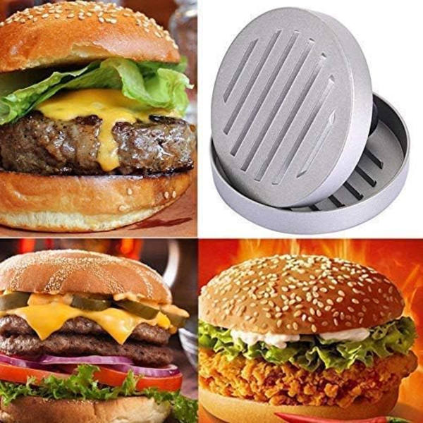 Burgerpresse, Patty-form, lavet af støbt og belagt aluminium med fødevaresikker og non-stick materiale