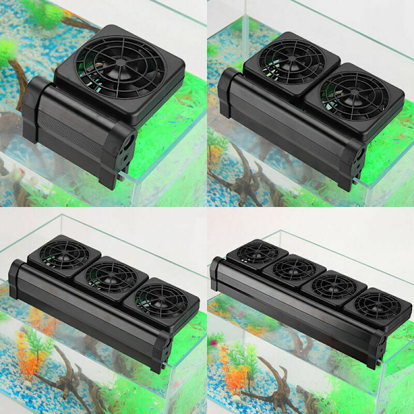 Mini akvariekøleventilator Akvakultur kølevæske med justerbar lufthastighed (WW-F1 One Head)