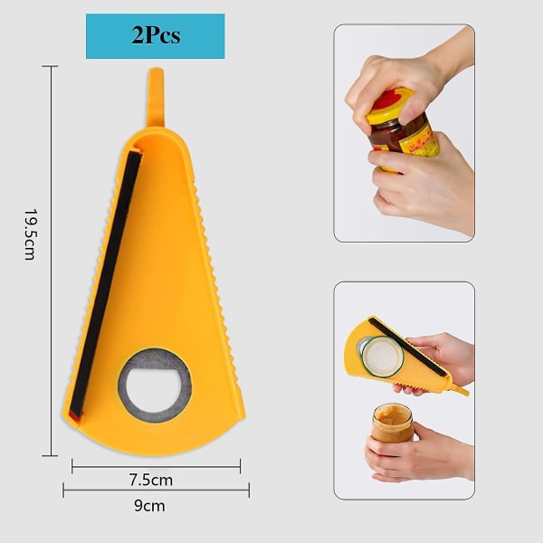 2-pack 6-i-1 burköppnare vridlock