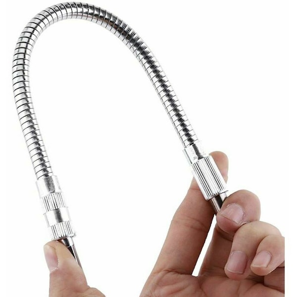 1 stk. Forlengelsesskrutrekker fleksibel aksling koblingsledd for trådløs drill med generell skrue (300 mm lang)