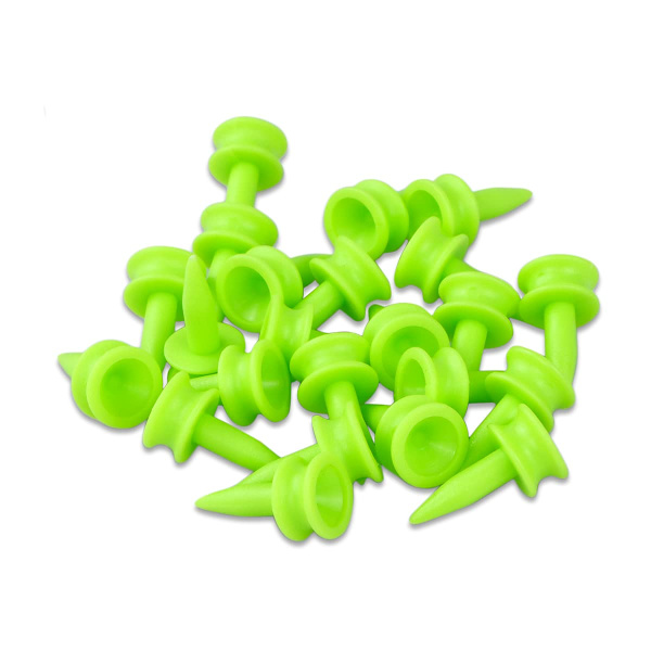 Plastgolftee 25MM små gröna golftee 100 st