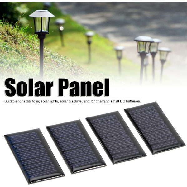 8 kpl 30MA 5V Mini aurinkokennopaneelit DIY Aurinko epoksilevy Sähkölelut Materiaalit Aurinkosähkökennot