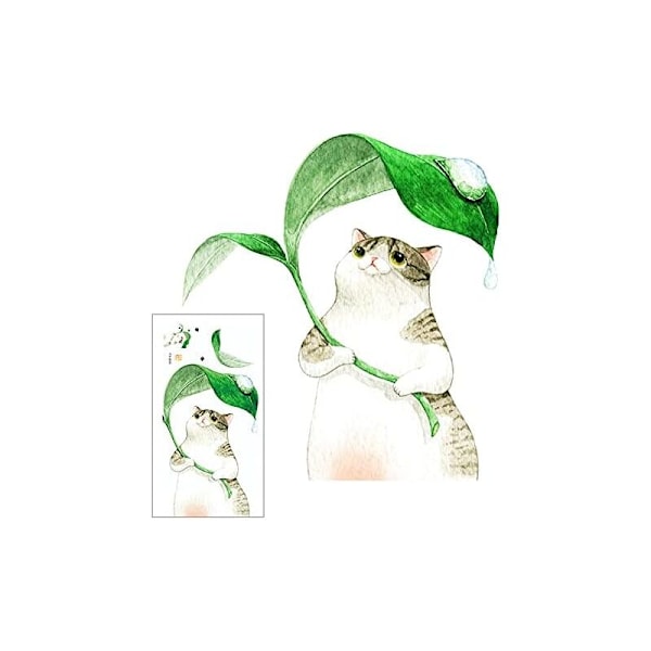 Muraul stickers Väggdekaler Konst Möbler Dekaler Grön PVC Växt för Decara