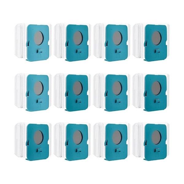 12-pack dammsugarpåsar för SAMSUNG BESPOKE VS20A95923W, Ersättningspåsar för dammsugare, Dammsugarpåsar, Dammsugartillbehör (12)