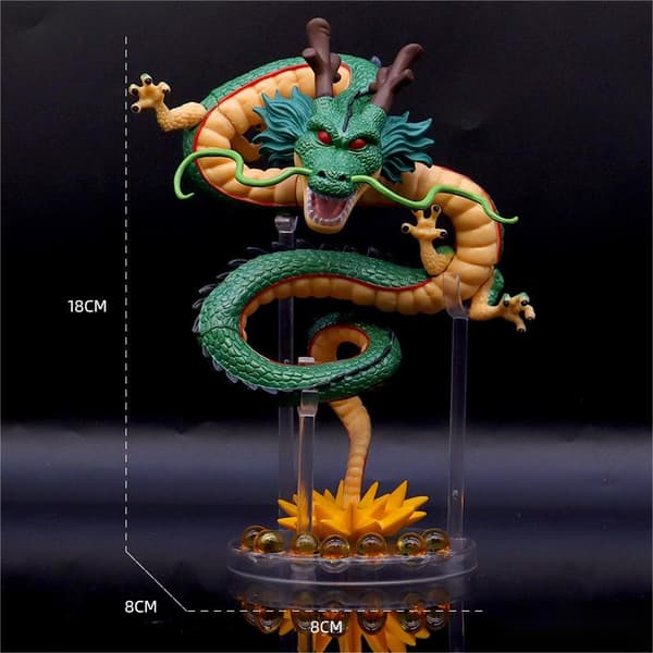 Dragon Ball Shenron 6,4-tommer Actionfigur Sæt med Grøn Drage
