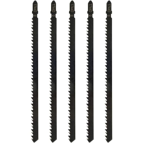 5 kpl T744D 180 mm:n pistosahanterät - Ammattimainen lisävaruste, yhteensopiva Boschin, Metabon ja pistosahan kanssa puulle ja metallille