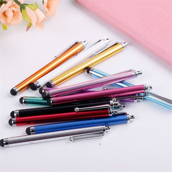 Lätt 9.0 Stylus Mobiltelefon Pekskärm Stylus Tablet Mobiltelefon Metall Kondensator Penna Pekskärm Stylus Pennor Universell Stylus för Smartp