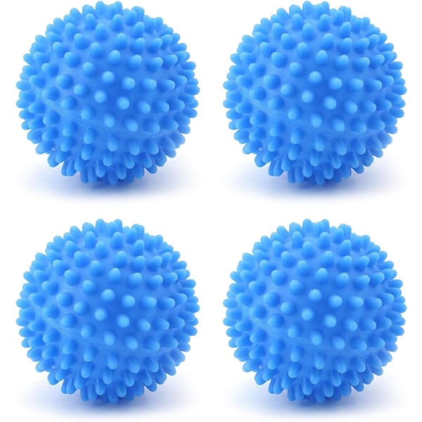 4-paknings gjenbrukbare tørketrommelballer, vaskemaskin-myknerball