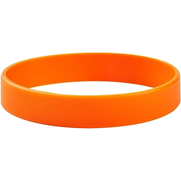 Gul Engros 6stk/Pak monokrom gummiarmbånd silikonearmbånd