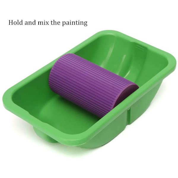 Point Paint Pad Maling Rullebrett Svamp Sett Kit Pensel Hjemme Veggdekorasjon Verktøy (Materiale: Plast) Sasicare