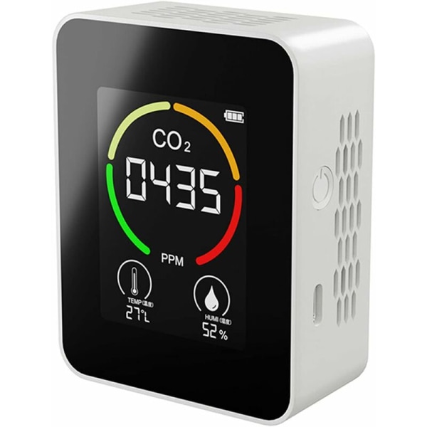 CO2-luftdetektor Koldioxiddetektor Lantbruksproduktion Vit Växthus CO2-monitor (Infraröd detektering)