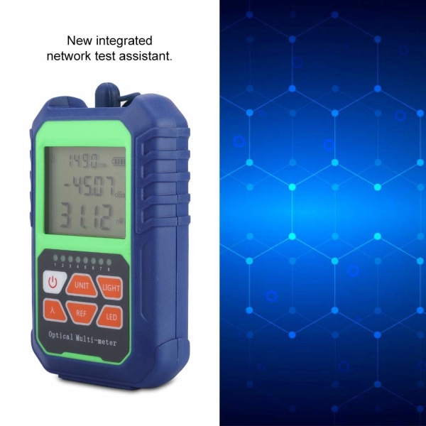 Mini optisk effektmätning (-70 till +3), typ A hög precision FC/SC/St kontaktkabel testare fiberoptisk ljusmätare för FTTH CCTV CATV (utan batteri)