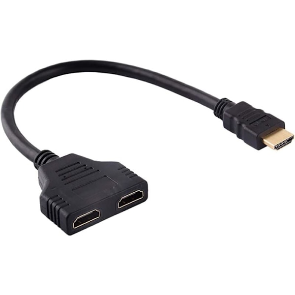 HDMI 1080p HDMI HDMI Hane till HDMI HDMI Hona 1 till 2-vägs kabel Kabeladapter för HD TV, LCD-skärm och projektorer