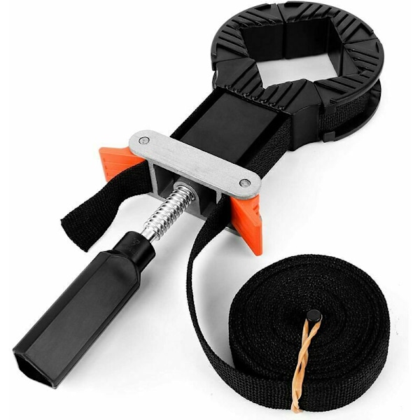 Justerbar hörnklämma, justerbar hörnklämma med 4 multifunktionella maskinbandremflänsar med remmar för fotoramar och trälådor