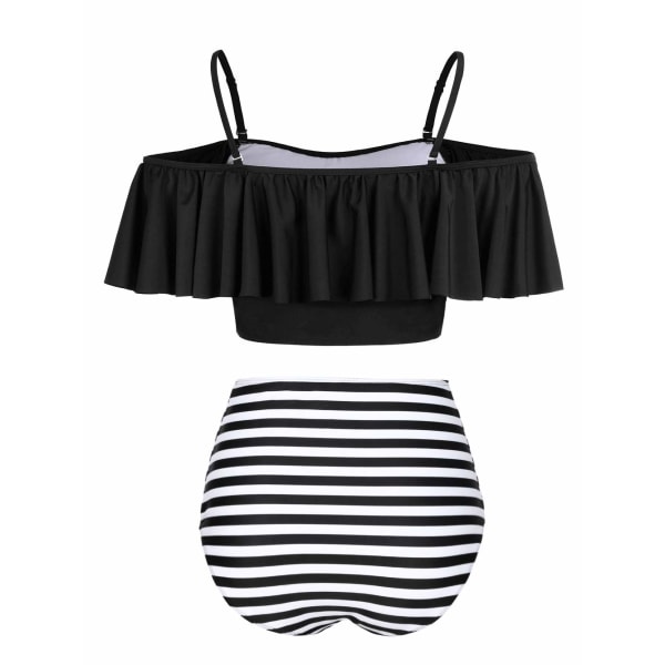 Tummy Control badedragter til kvinder, Off Shoulder M