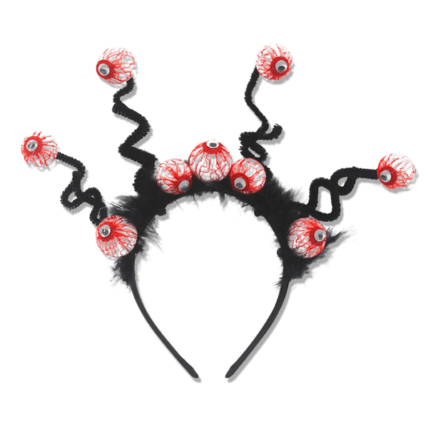 Halloween Headband Horror Eyes Hair Accessories Blood Eye Hair Supplies Fun Halloween Party Hair Accessories Unique Day of the Dead Headband 1 Piece