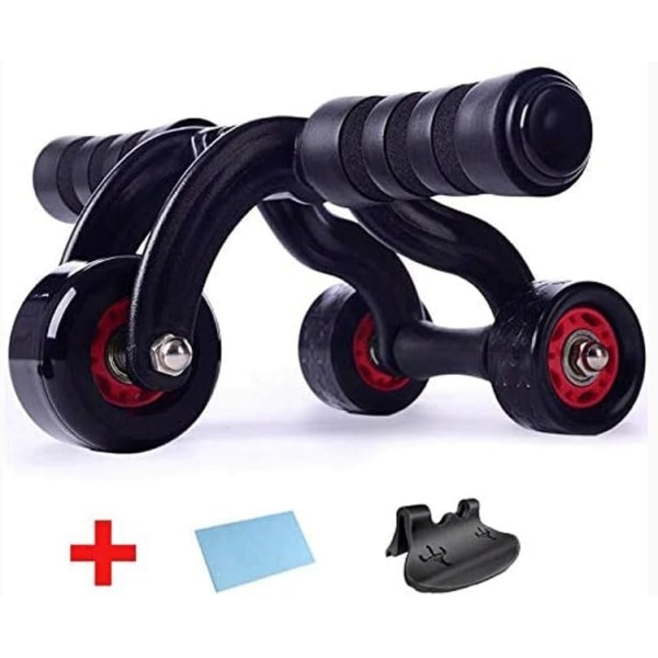 3 hjul Ab Triangulär Roller Abdominal Tung Utrustning Fitness C