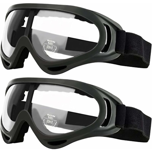 2-pak børnesikkerhedsbriller med anti-dug og anti-UV-beskyttelse Perfekt til skumpistoler