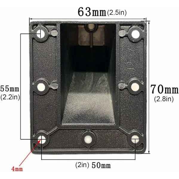 Aluminiumlegering 4 Stk. Justerbare Fødder Møbelben Køkkenbordplade Bar TV Kontorbord Bord Møbler Sofa Bord Bredder (Hvid 10cm)