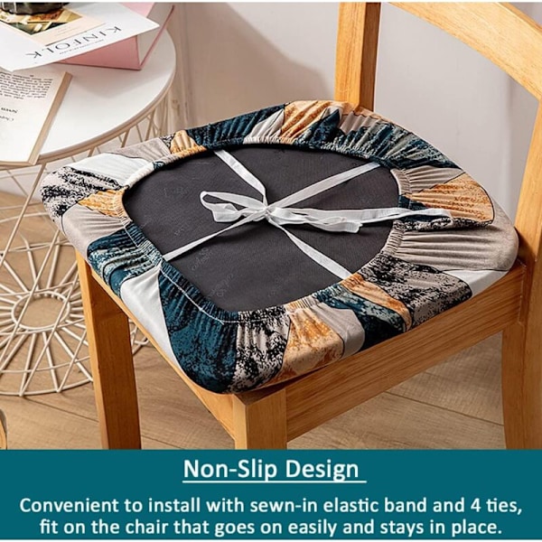 (frangipanier, 6 rum) Stolsöverdrag, set om 1, 2, 4 eller 6 spandex stretch stolar universal tvättbara sittstolar, för matsal, hotell