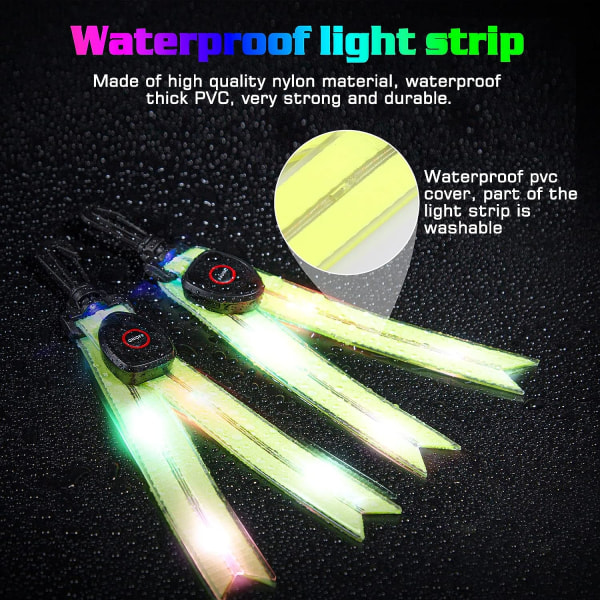 Grön 2-pack LED-skolväska blinkande lampor reflexljus med färgglada lampor USB-laddningsbar reflexlampa för jogging vandring löpning
